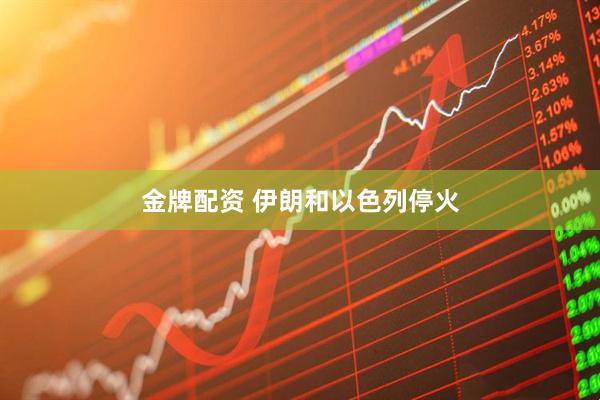 金牌配资 伊朗和以色列停火